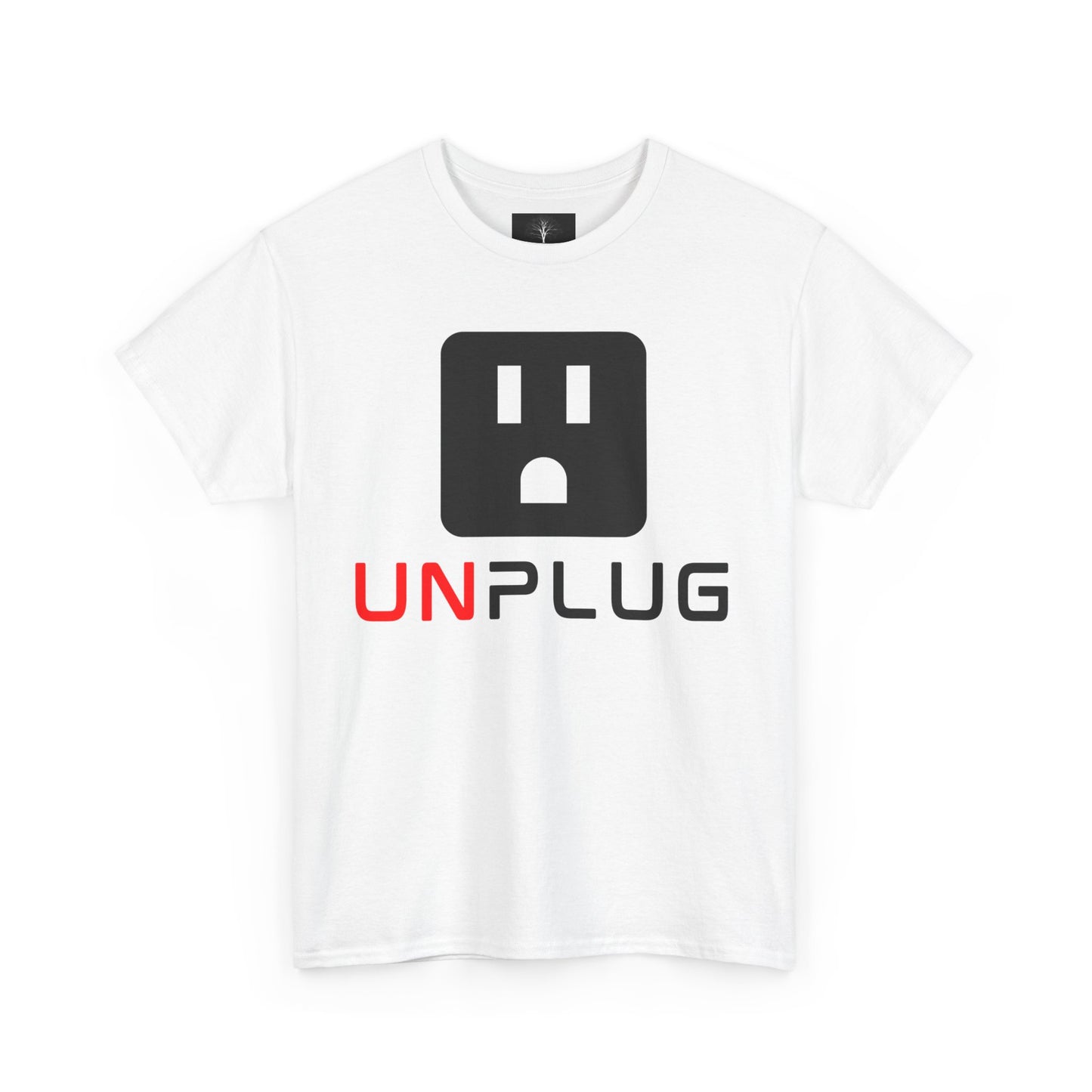 Unplug, Unisex Heavy Cotton Tee
