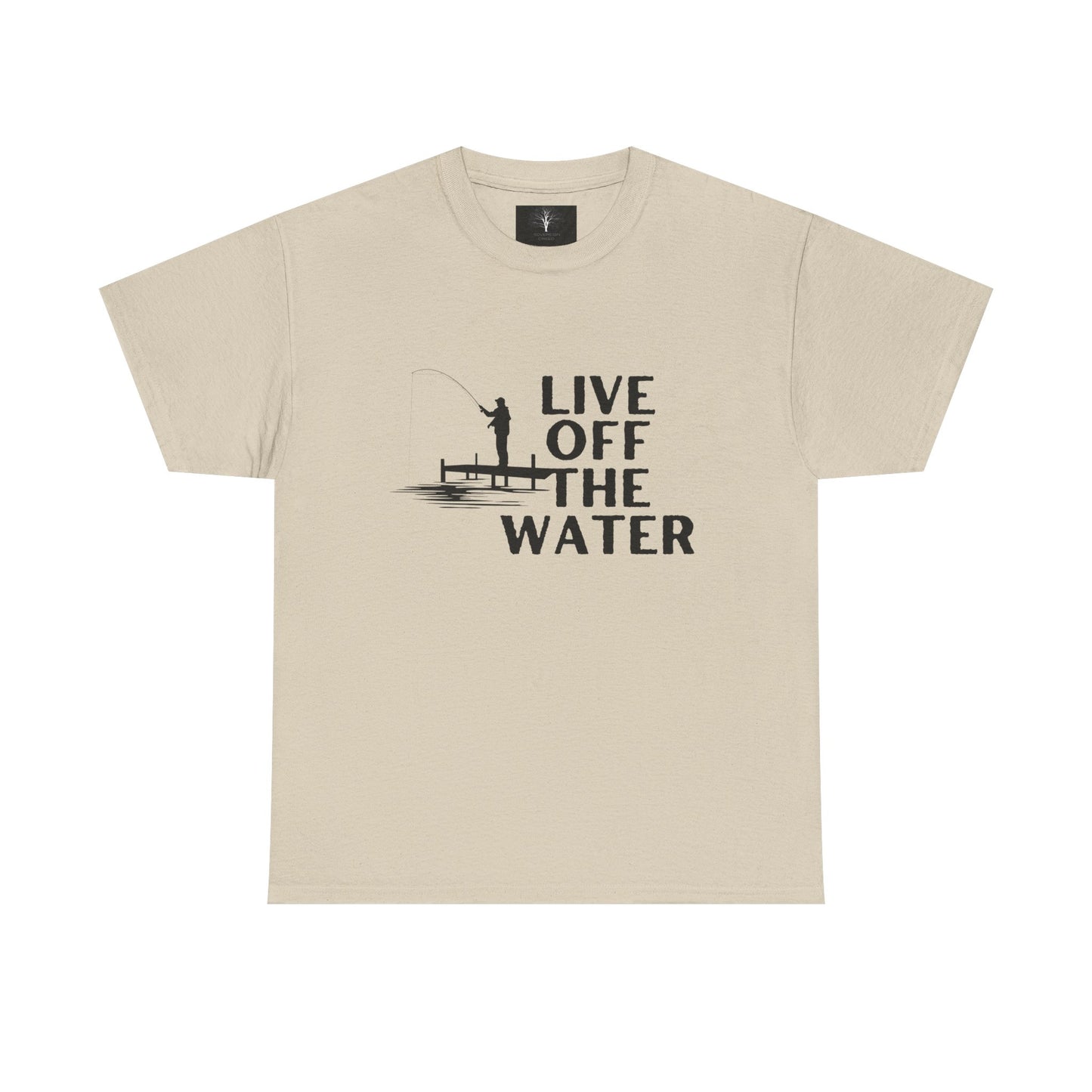Live Off The Water, Unisex Heavy Cotton Tee