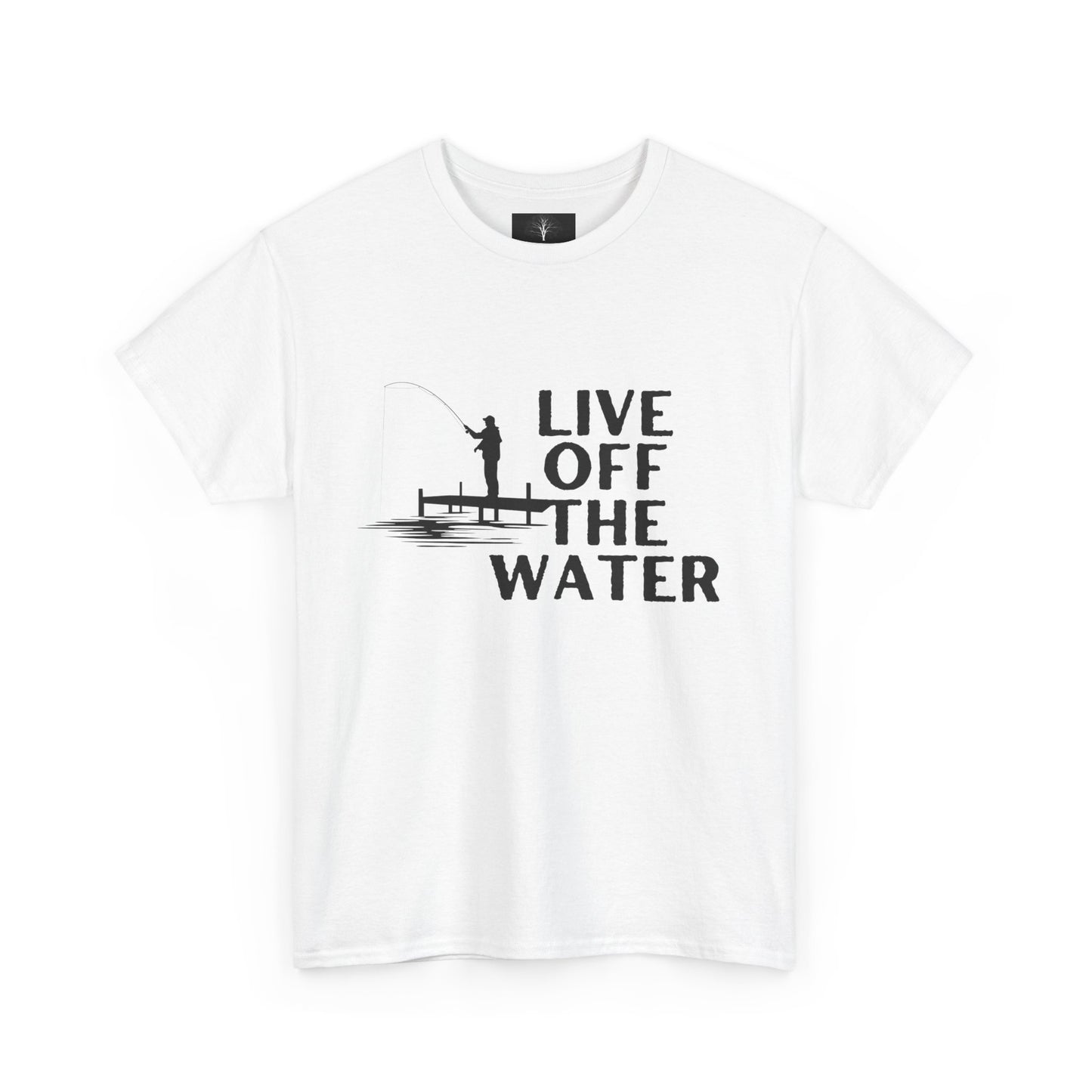 Live Off The Water, Unisex Heavy Cotton Tee