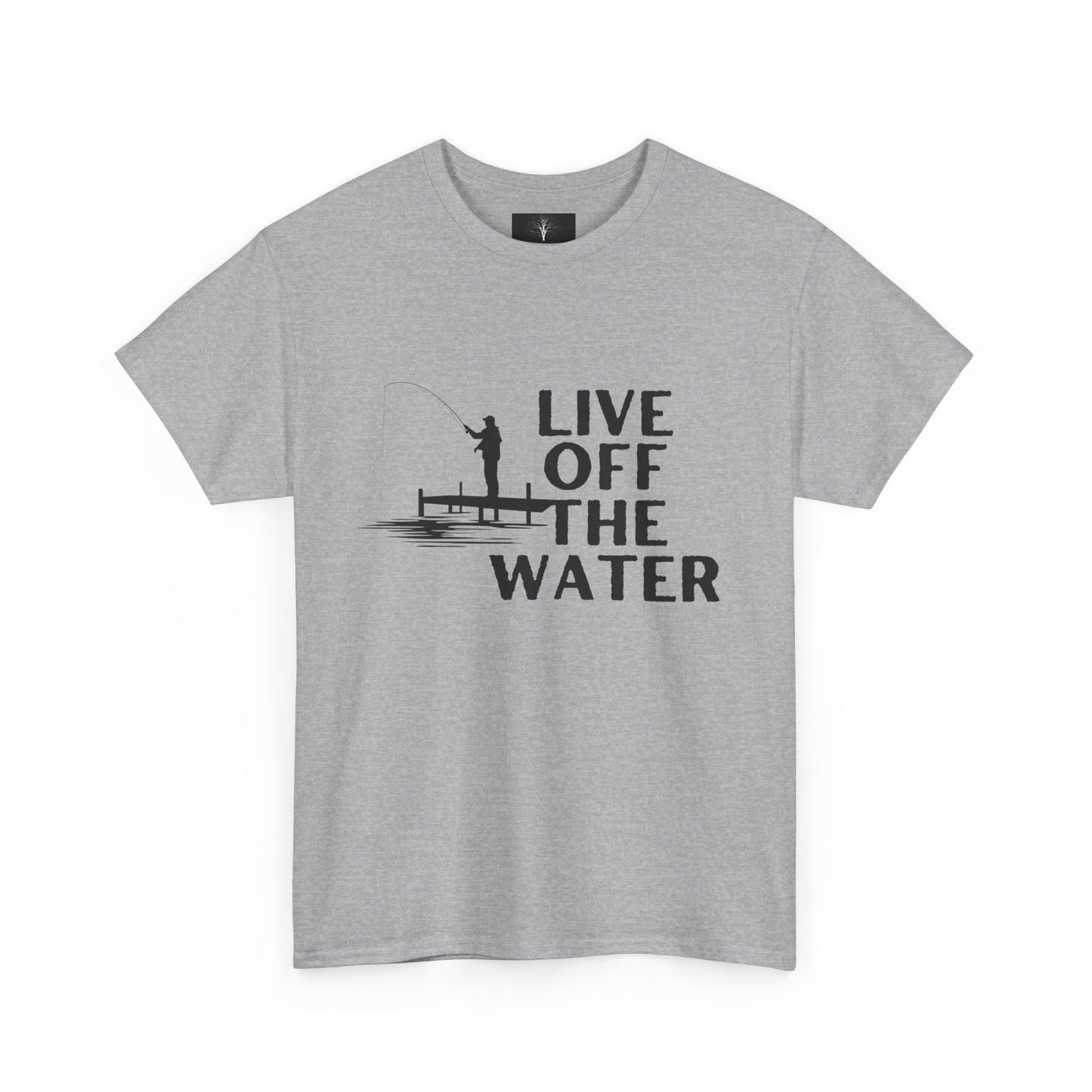 Live Off The Water, Unisex Heavy Cotton Tee