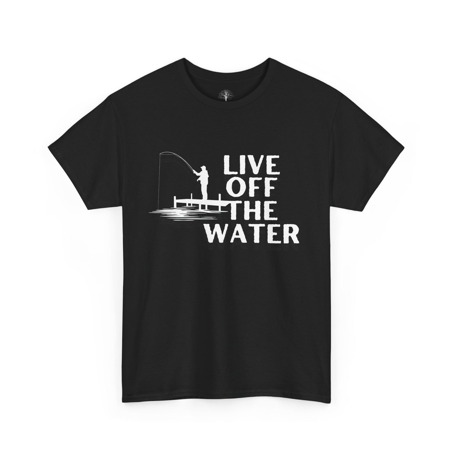 Live Off The Water, Unisex Heavy Cotton Tee