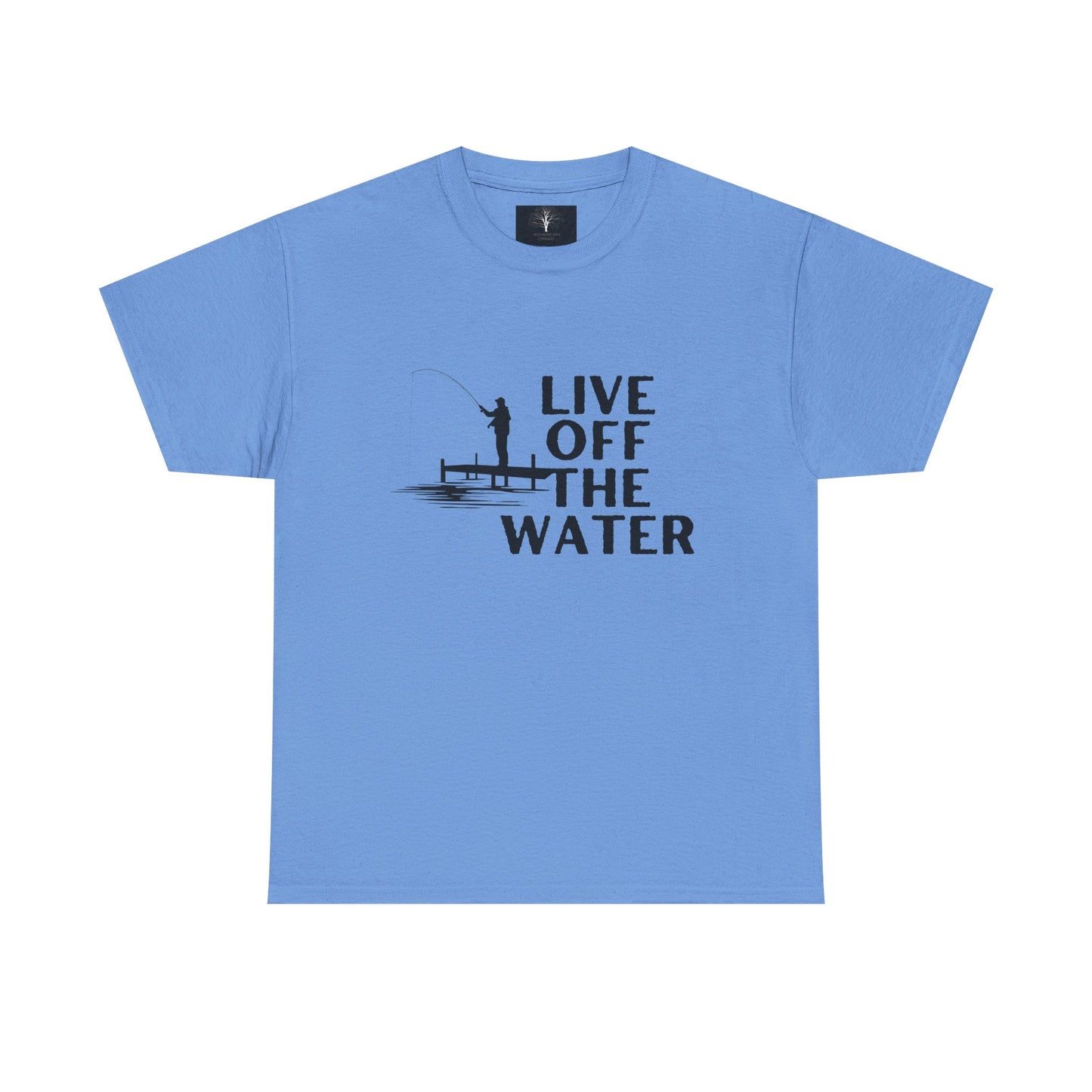 Live Off The Water, Unisex Heavy Cotton Tee