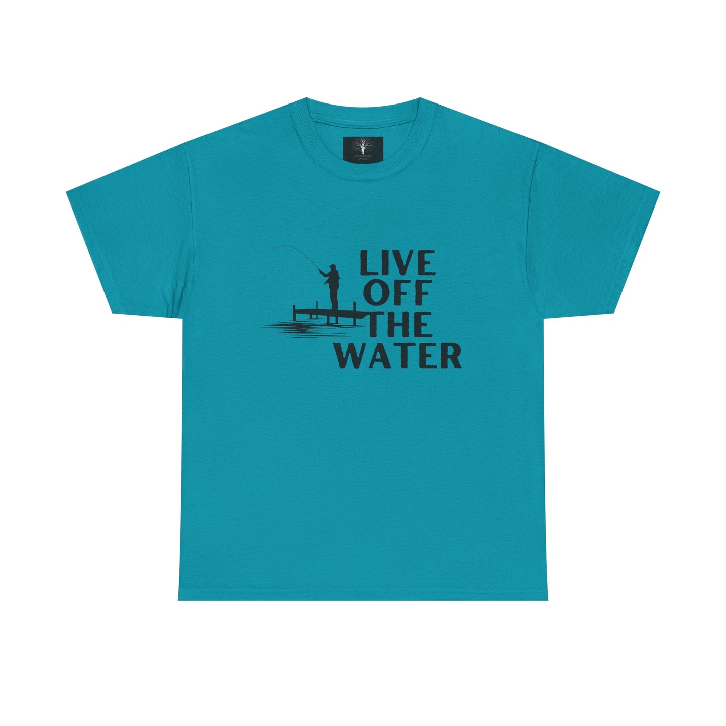 Live Off The Water, Unisex Heavy Cotton Tee