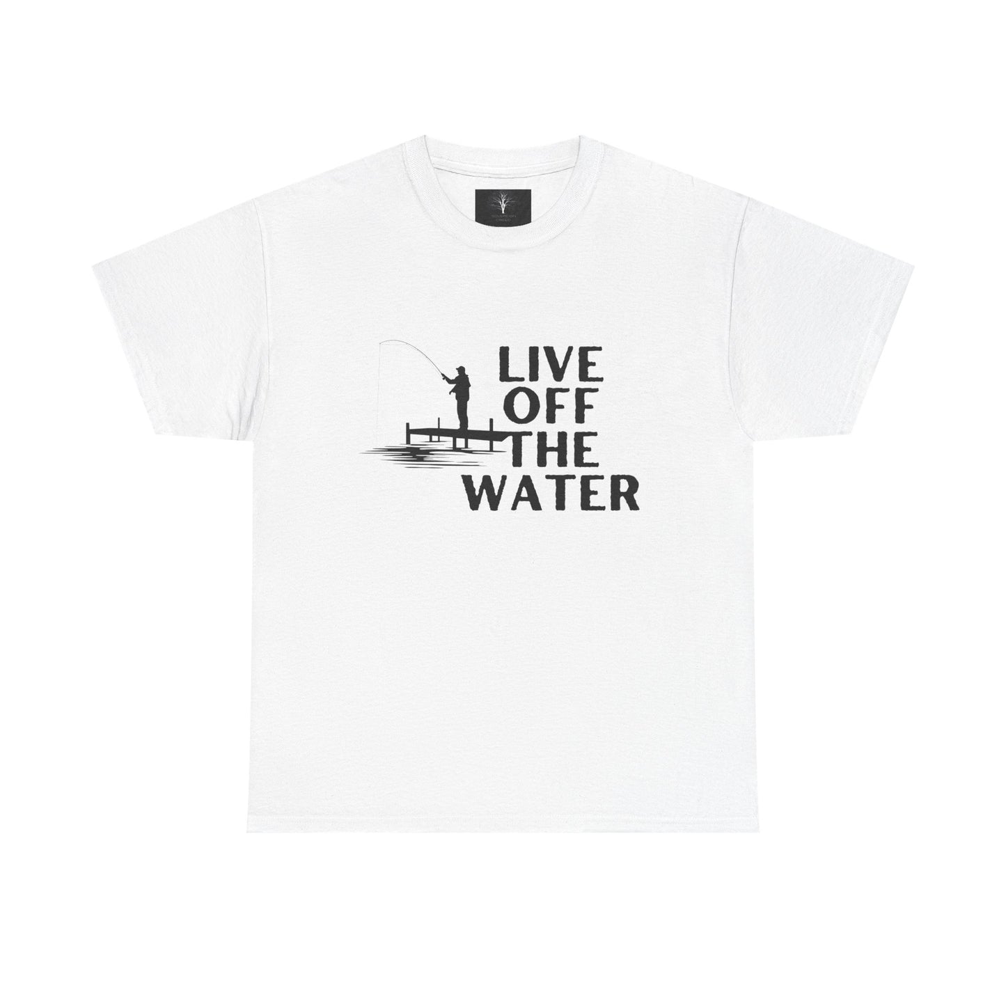 Live Off The Water, Unisex Heavy Cotton Tee