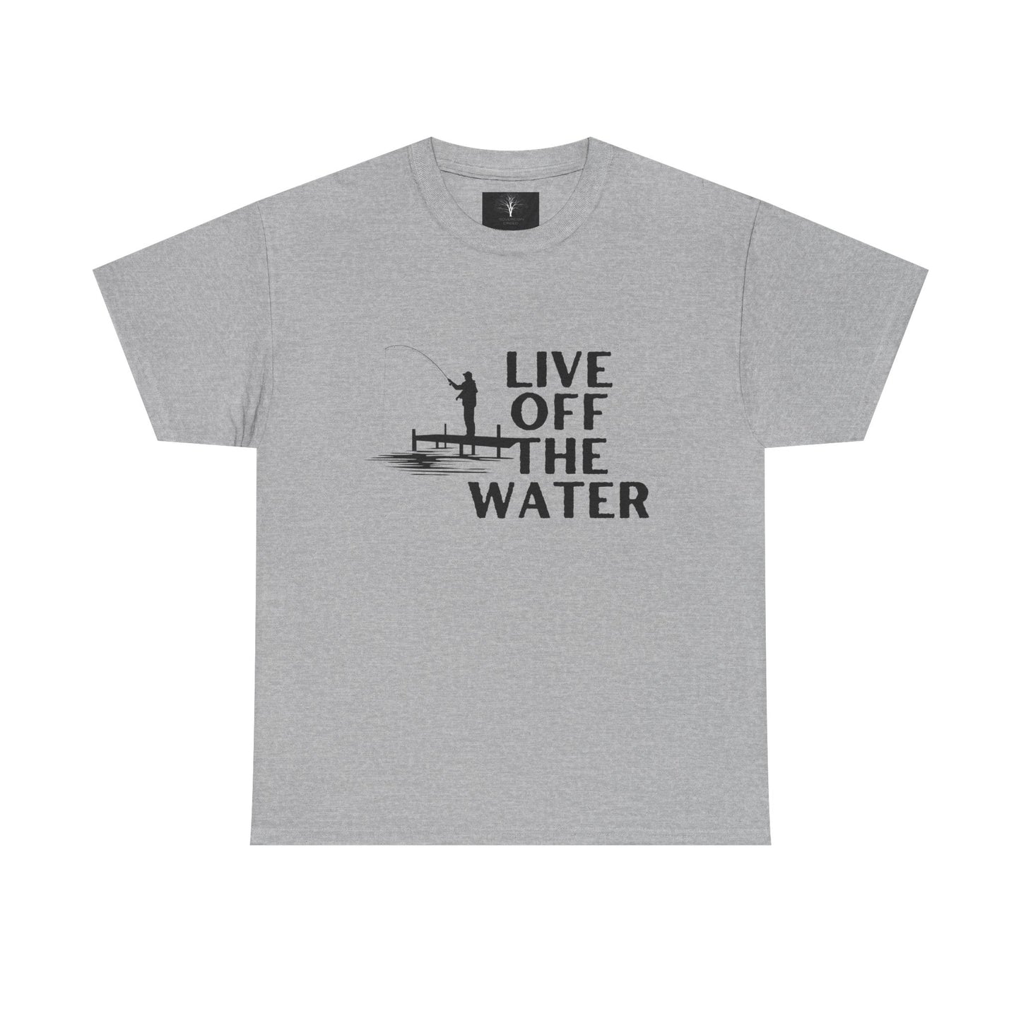 Live Off The Water, Unisex Heavy Cotton Tee