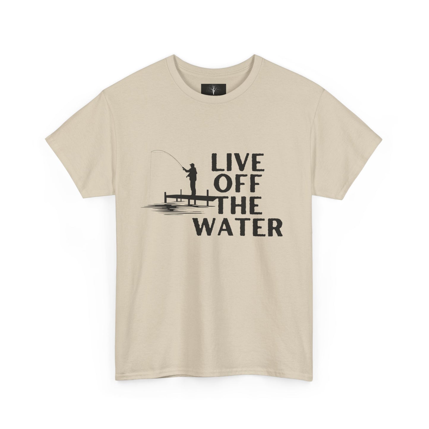 Live Off The Water, Unisex Heavy Cotton Tee