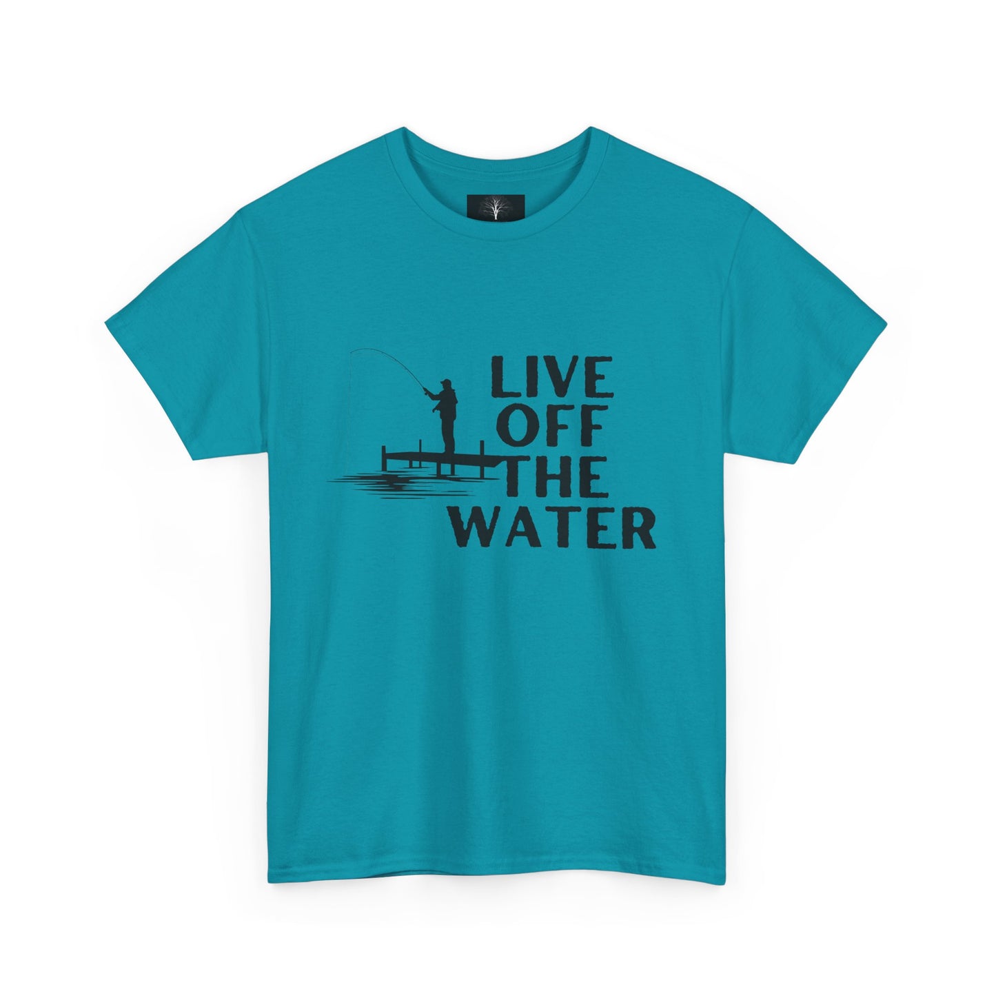 Live Off The Water, Unisex Heavy Cotton Tee
