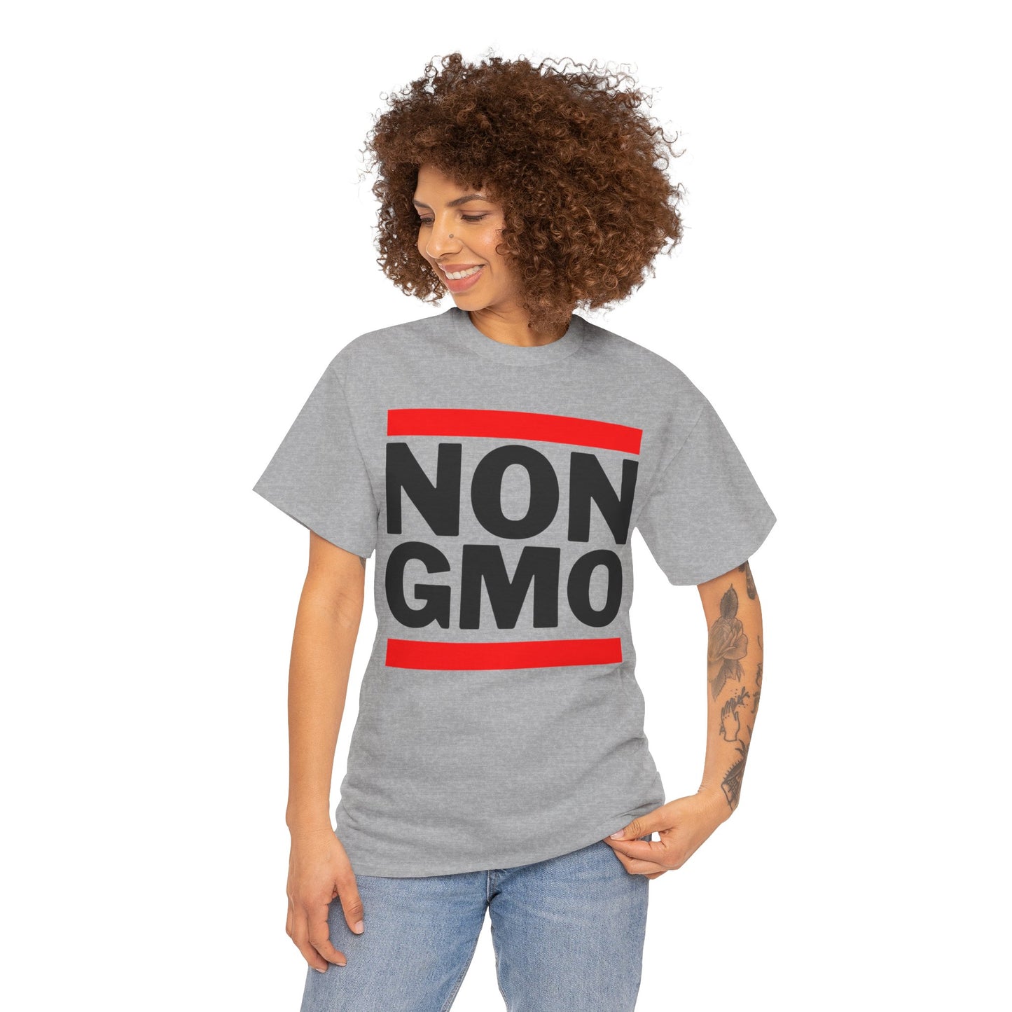 Non-GMO, Unisex Heavy Cotton Tee