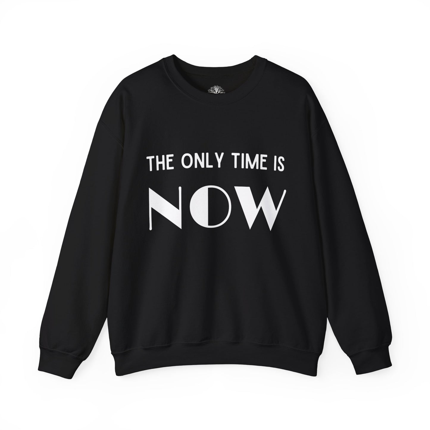The Only Time Is Now, Unisex Heavy Blend™ Crewneck Sweatshirt