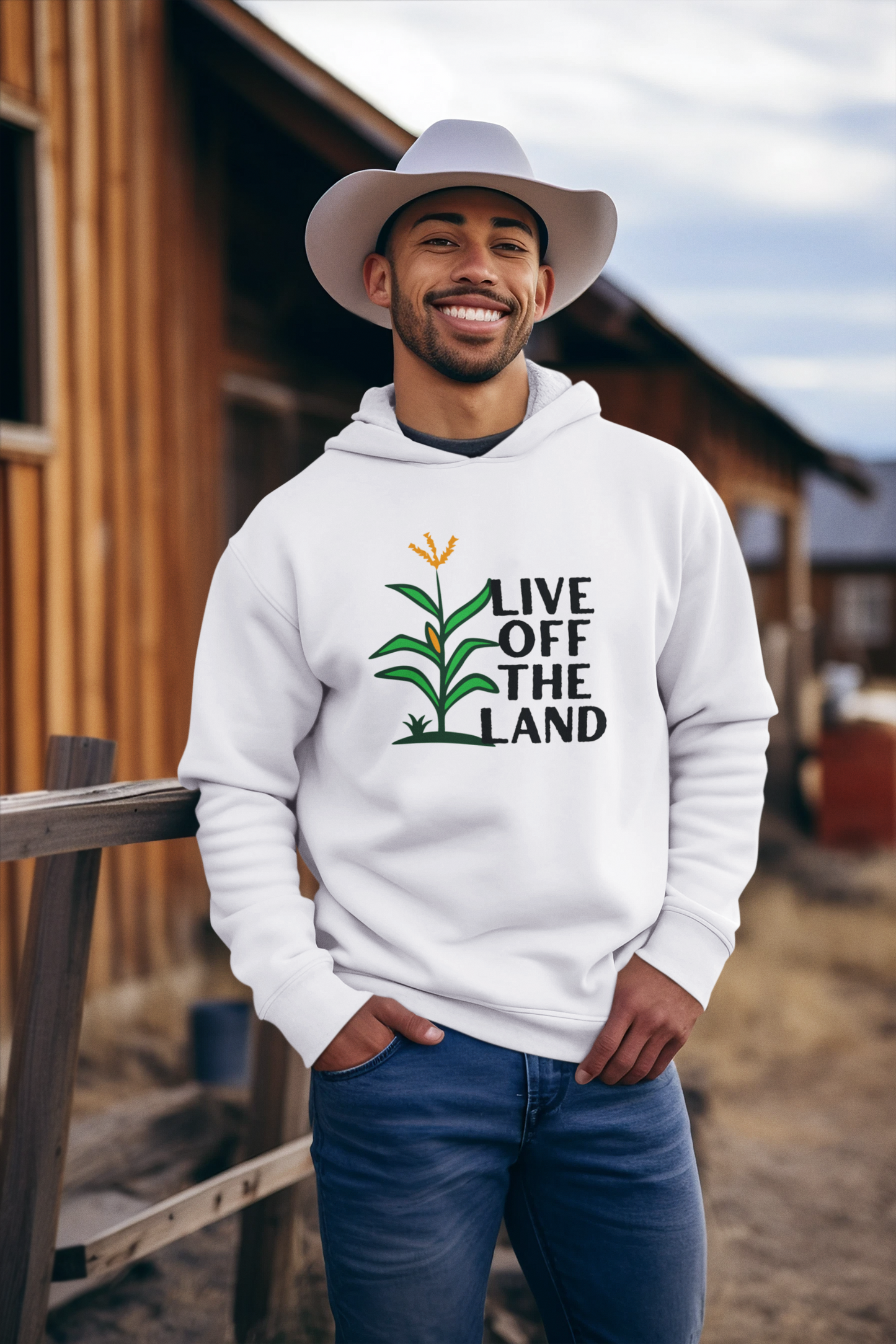 Live Off The Land, Unisex Heavy Blend™ Hooded Sweatshirt