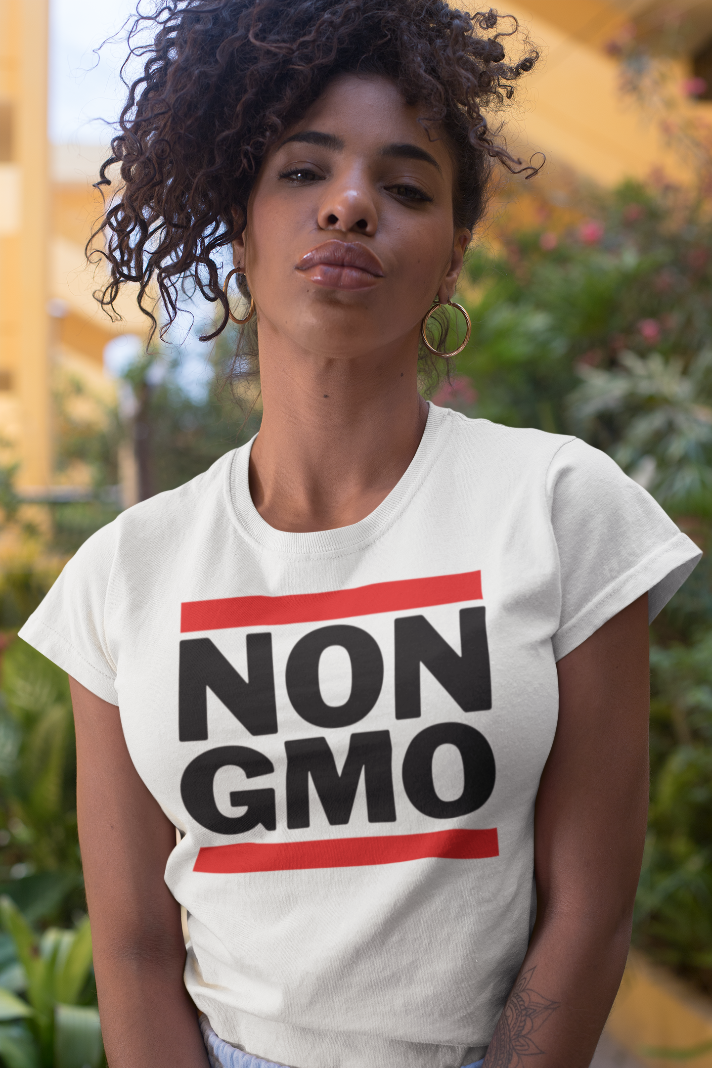 Non-GMO, Unisex Heavy Cotton Tee