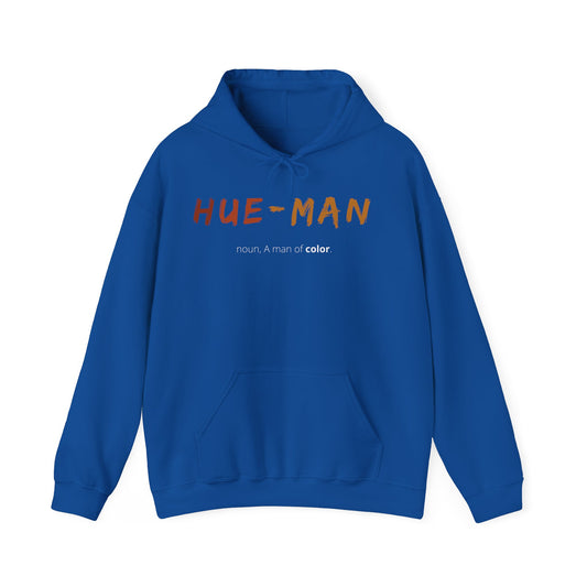Hue-Man, Unisex Heavy Blend™ Hooded Sweatshirt