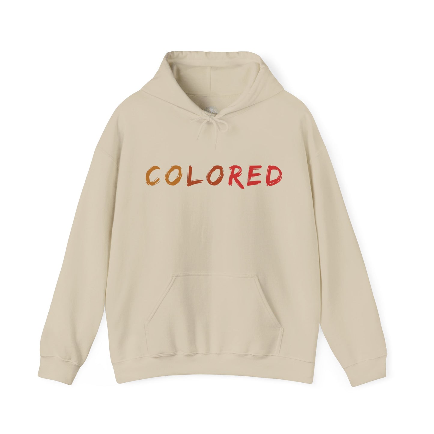 Colored, Heavy Cotton Hooded Sweatshirt