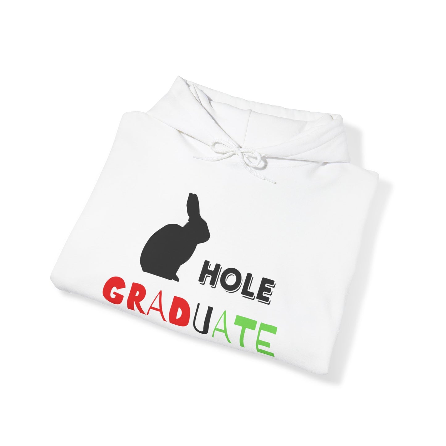 Rabbit Hole Graduate, Unisex Heavy Blend™ Hooded Sweatshirt