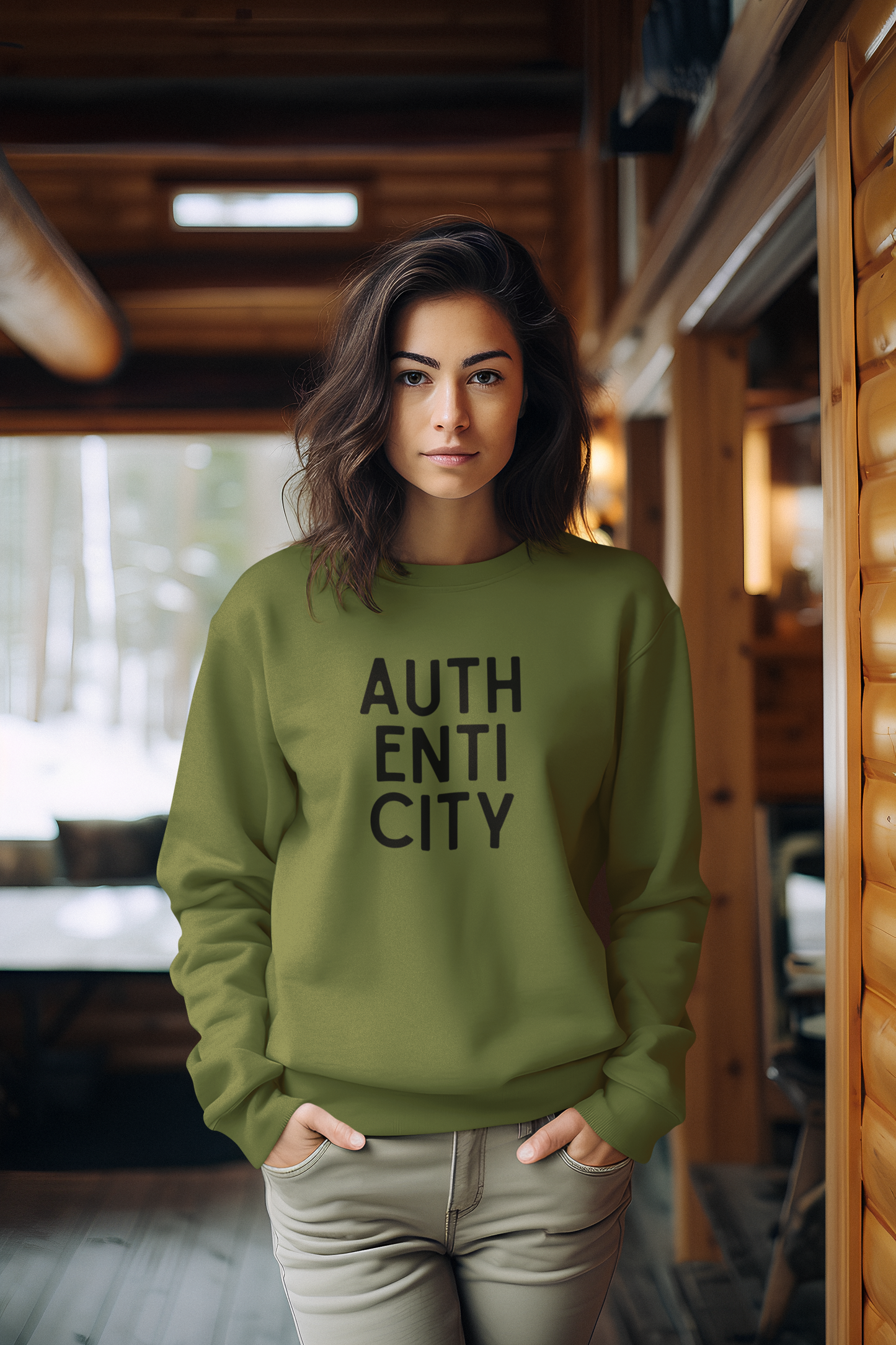 Authenticity, Unisex Heavy Blend™ Crewneck Sweatshirt